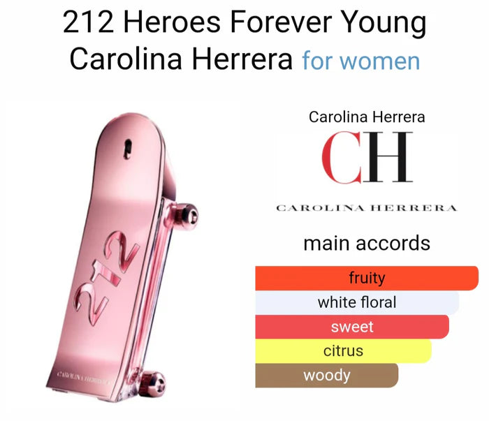 Carolinee Herreraa 212 heroes forever younng Eau De Perfume (ODP)