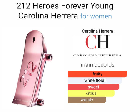 Carolinee Herreraa 212 heroes forever younng Eau De Perfume (ODP)