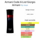 Giorgioo Armanii Code A-List Eau De Toilette (ODP)